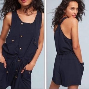 Elevenses navy blue romper